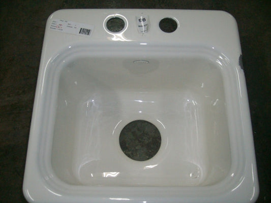 NORTHLAND CAST IRON 15X15 SELF RIMMING ENTERTAINMENT SINK