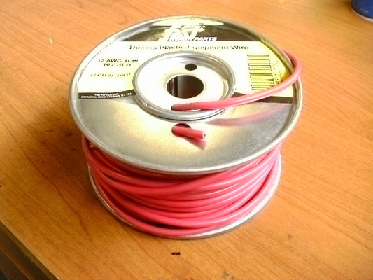 THERMOPLASTIC EQUIPMENT WIRE - 100' RED