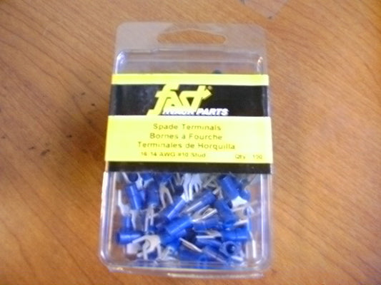 16-14 AWG SPADE TERMINALS - 100/PACK