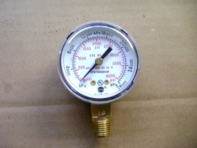 4000# REPLACEMENT REGULATOR GAUGE