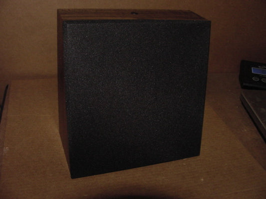 10" X 10" WOOD SPEAKER BOX