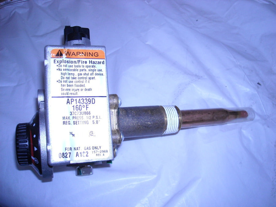 1/2" WATER HEATER NATURAL GAS VALVE CONTROL