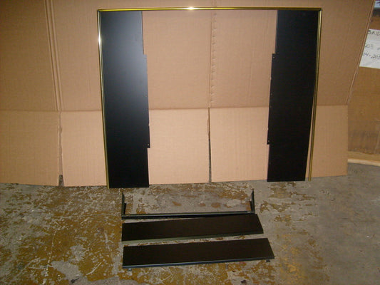 BLACK FIREPLACE SURROUND FOR VANGUARD MODELS VMH, CMH AND RF VENT FREE FIREPLACE