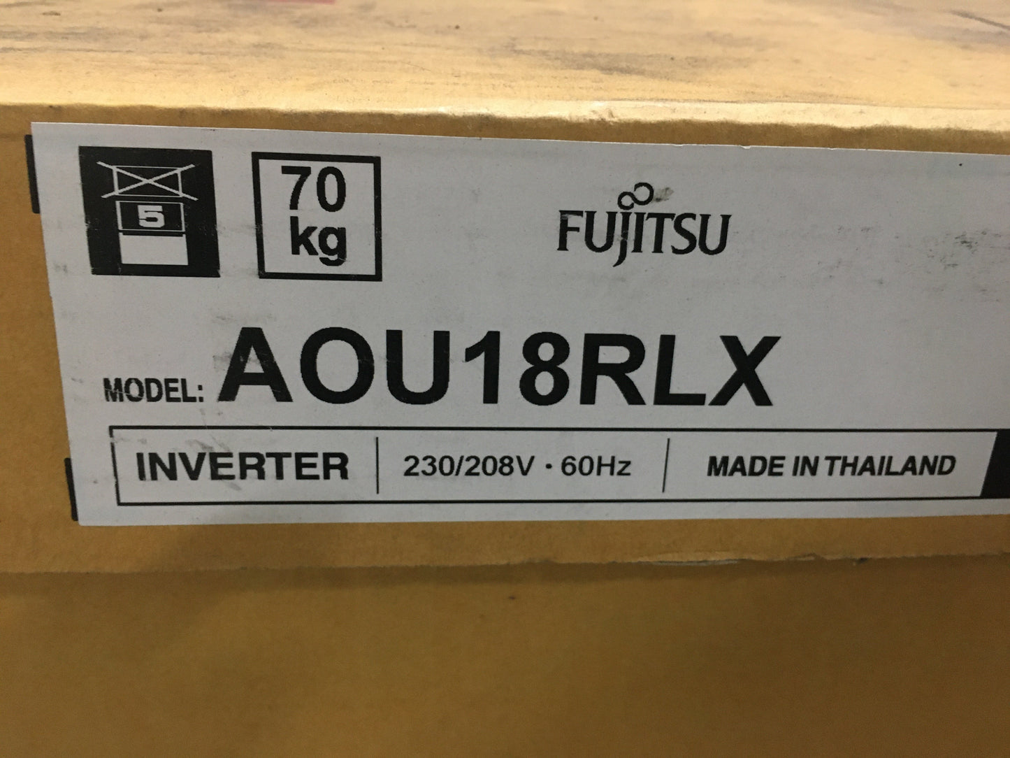 1.5 Ton Single-Zone Outdoor Mini-Split DC Inverter Heat Pump Unit, 16 SEER 208-230/60/1 R-410A