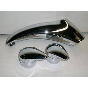 VILLETA TRIM KIT FOR TWO HANDLE ROMAN TUB-CHROME