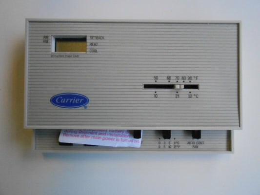 HEAT/COOL OR HEAT ONLY PROGRAMMABLE THERMOSTAT