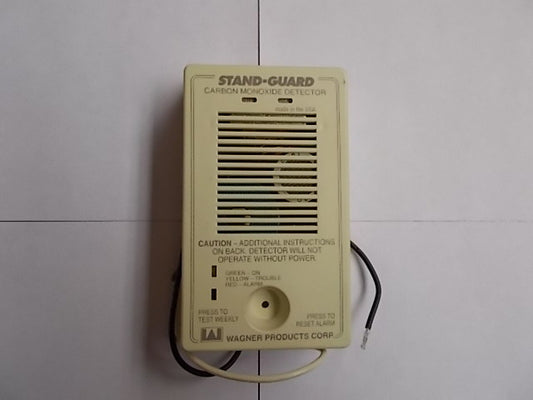 HARD WIRED WALL MOUNTED CORBON MONOXIDE DETECTOR 120 VAC