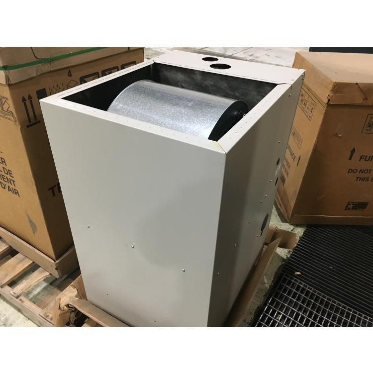 100,000 Btu ISEER IQ Drive Ready Hi Eff Series 2 Stage ECM Var Spd Downflow Gas Low Nox Furnace