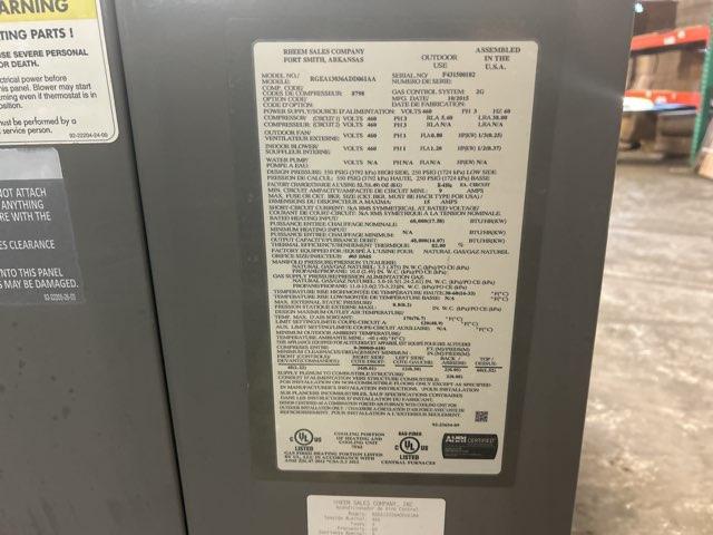 3 Ton Convertible Gas/Electric Package Unit, 13 SEER 460/60/3 R-410A