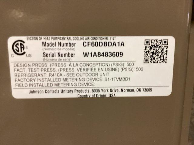 5 Ton AC/HP Upflow/Downflow Cased N Coil