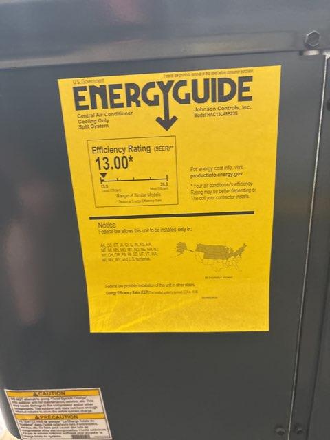 4 Ton LX Series Split-System Air Conditioner; R-410A, 13 SEER, 208-230/60/1