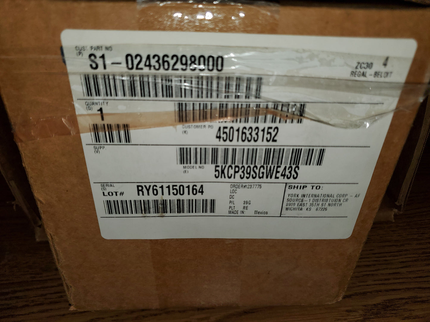 1 HP Blower Motor, 115/60/1 RPM 1007/3-Speed