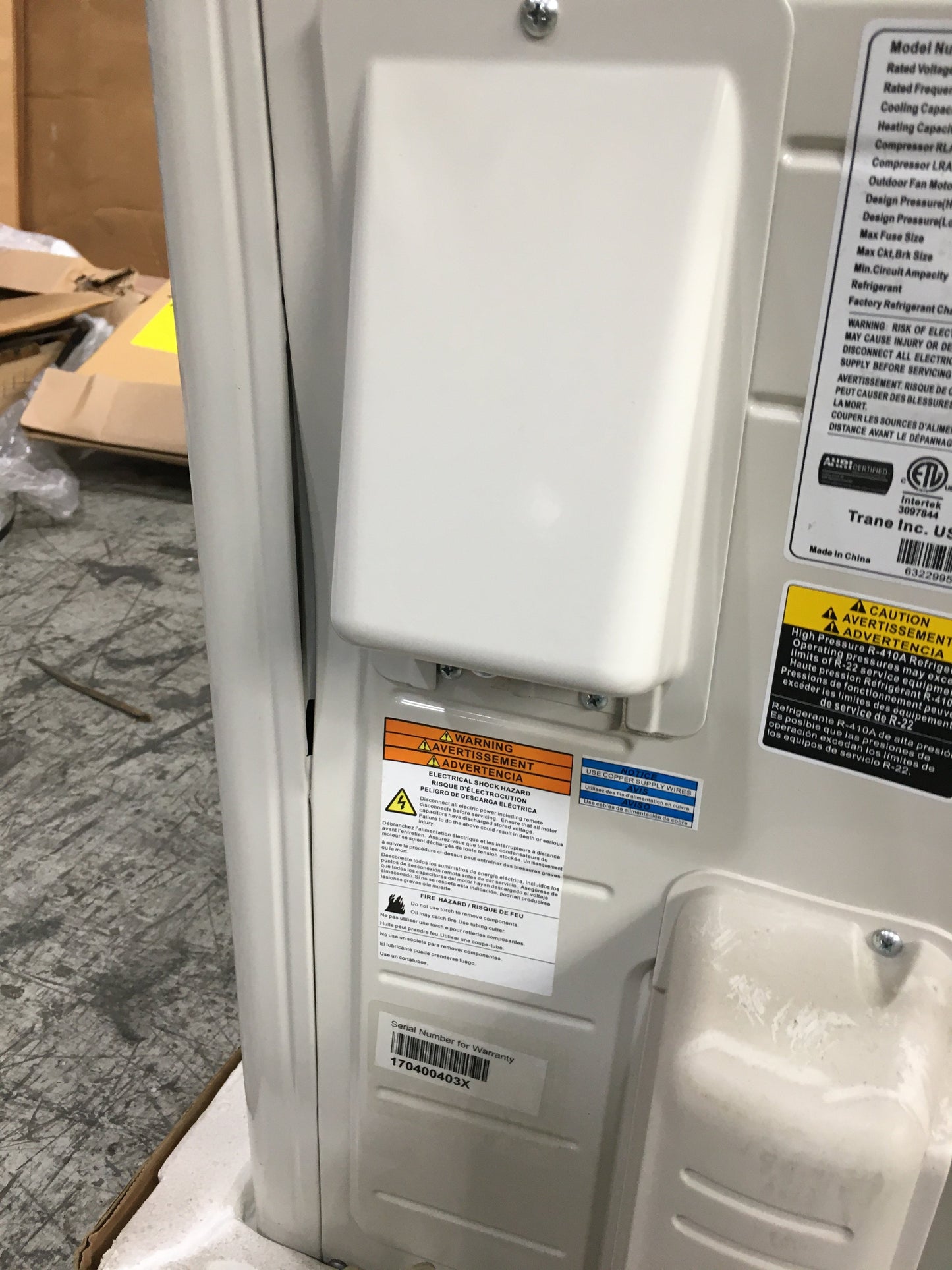 9,000 BTU Single-Zone Heat Pump DC Inverter Outdoor Mini-Split Unit; 27 SEER, 208-230/60/1, R-410A