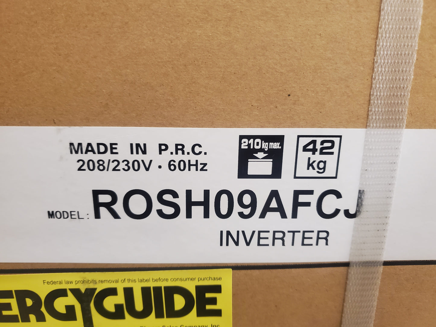 9,000 BTU Classic Plus Series Single-Zone Inverter Outdoor Mini-Split Heat Pump Unit