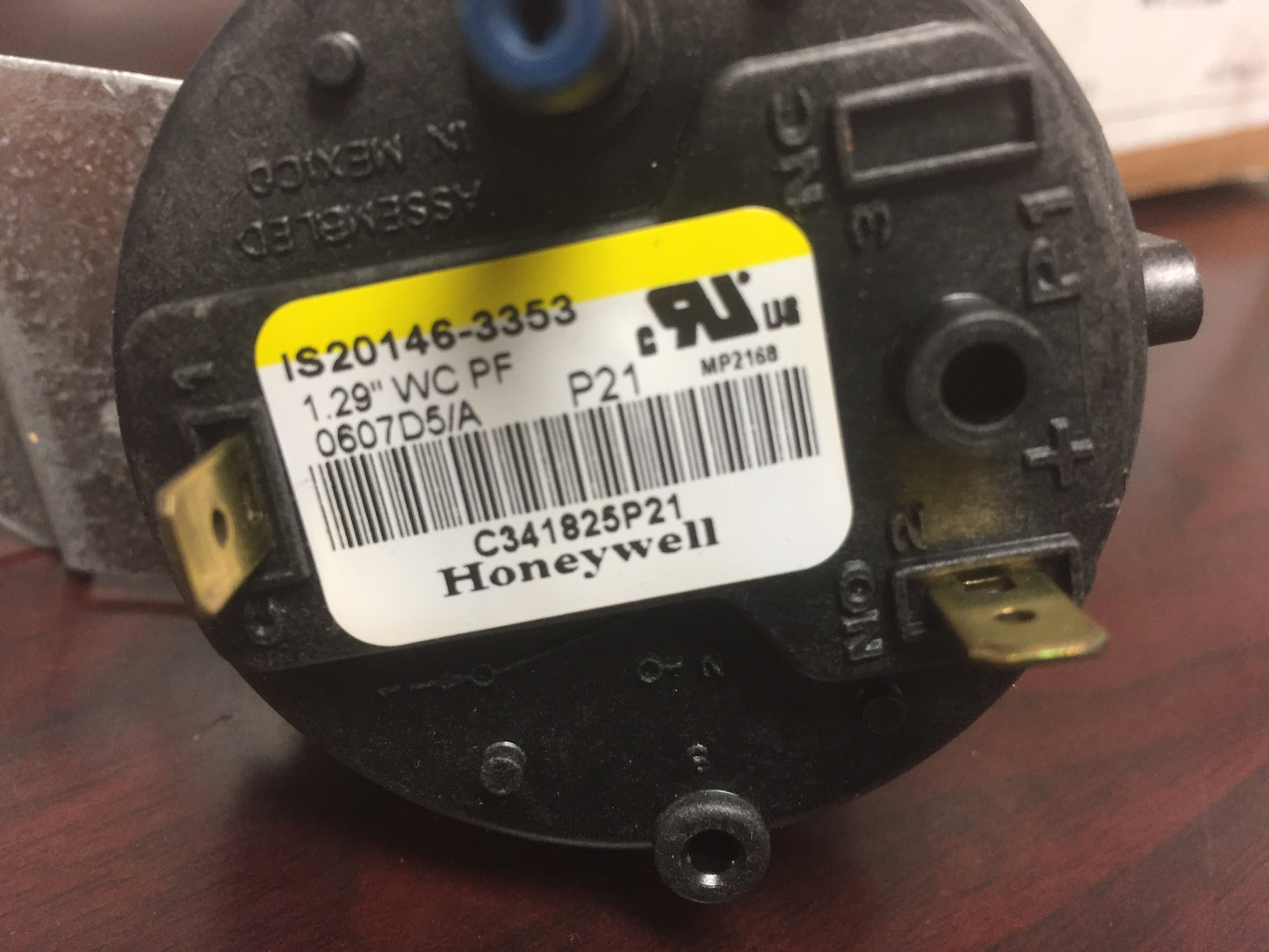 Interruptor de presión de gran altitud para horno al 90 %