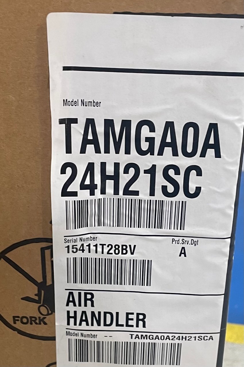 Fan coil geotérmico modular con comunicación multi ECM de 2 toneladas CA/HP, 200-230/60/1 R-410A