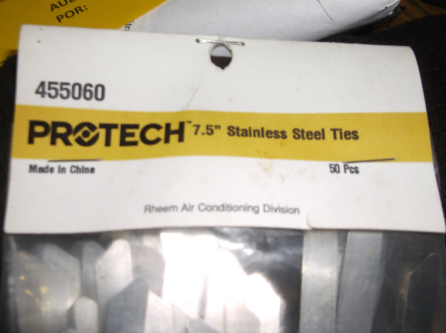 7-1/2"LONG STAINLESS STEEL WIRE TIES 250lb.TENSILE STRENGTH