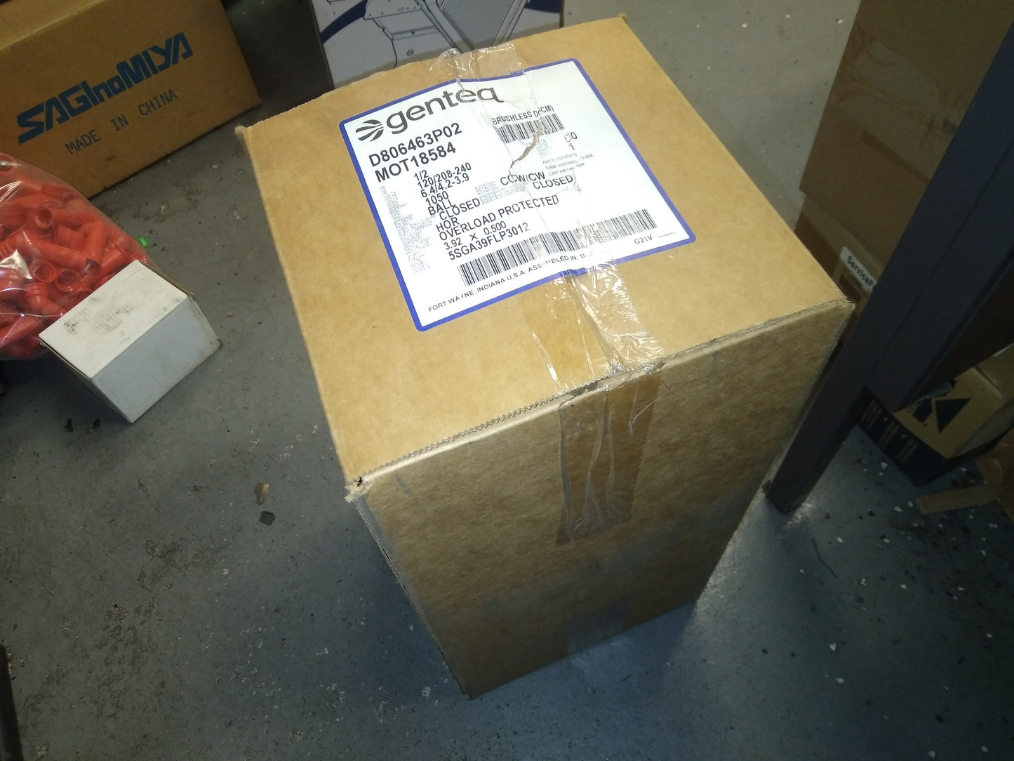 1 HP Unprogrammed ECM Motor 120,208-240/50-60/1 RPM 1050 1 Speed