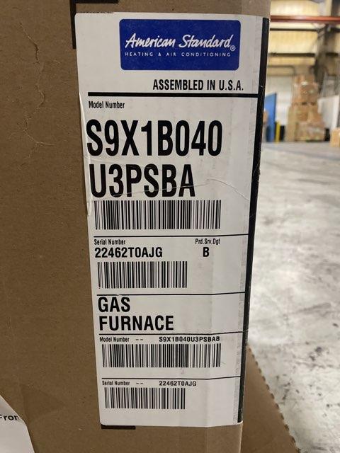 40,000 Btu Single Stage Upflow/Horizontal ECM Motor, Natural Gas Furnace, 96.0% 120/60/1 Cfm:1300
