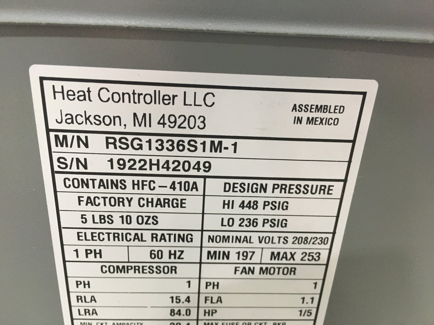 3 Ton Split-System Air Conditioner 208-230/60/1 R-410A 13 Seer