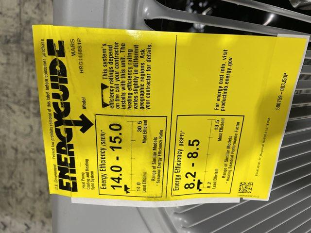 1.5 Ton Split-System Heat Pump 208-230/60/1 R-410A 14 Seer