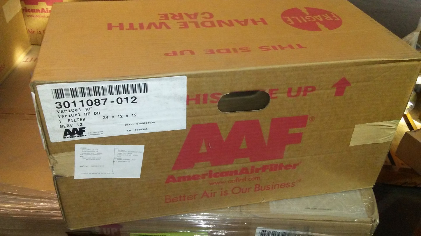 24"W X 12"H X 12"D EXTENDED SURFACE AIR FILTER