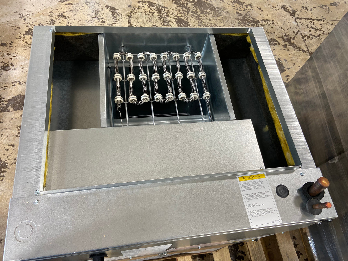 3 Ton Wall Mounted ECM Fan Coil With 5Kw Heat 208-240/60/1 R-410A CFM 1385