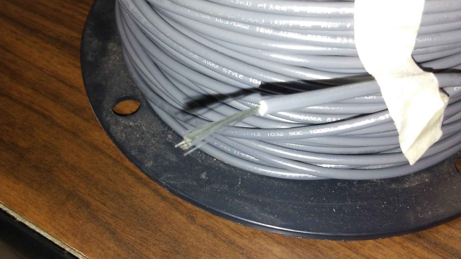 18 AWG MTW/TEW, 600V, TINNED COPPER WIRE(GRAY)