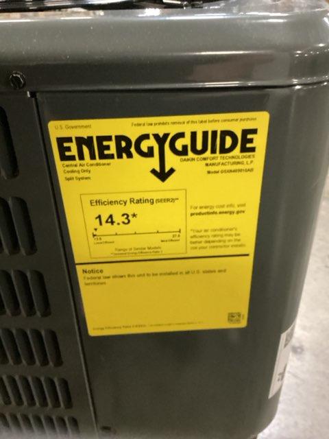 2.5 Ton Split-System Air Conditioner; 208-230/60/1, R410A, 14.3 SEER2