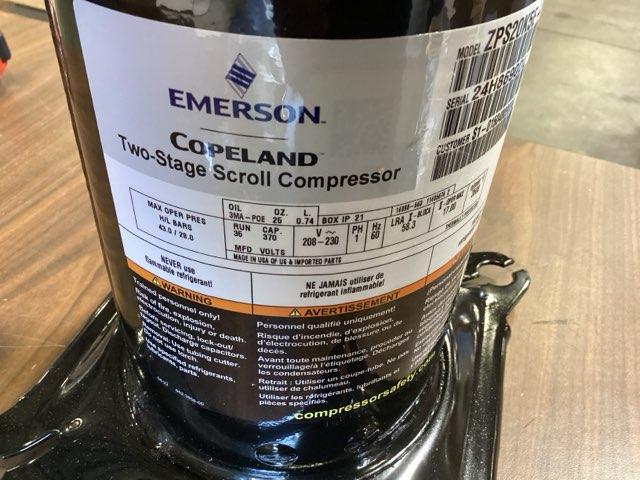 1.5 Ton Two-Stage AC Scroll Compressor 208/230/60/1 R-410A