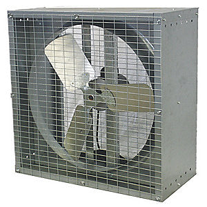 24" DIA 115/230V ASSEMBLED DIRECT DRIVE AGRICULTURAL EXHAUST FAN, 1/2HP