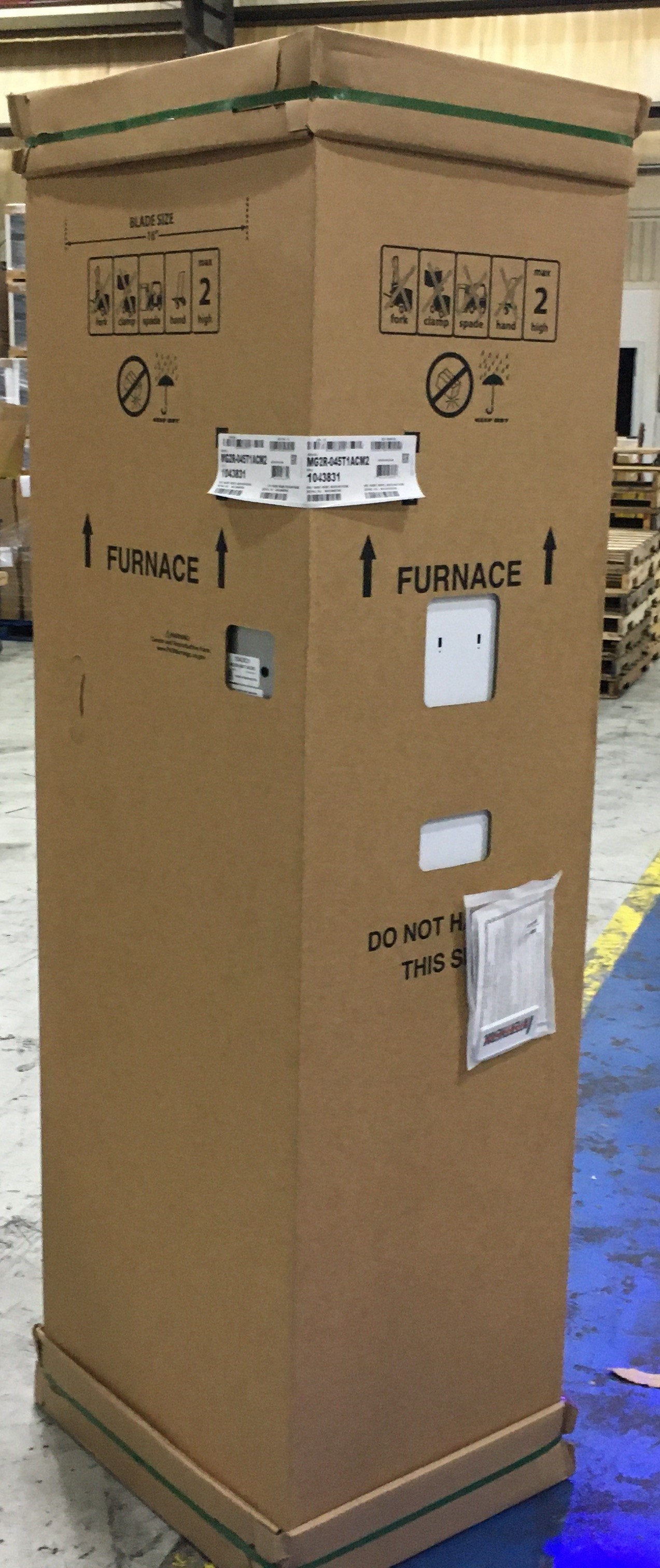 45,000 Btu MFG Housing Single-Stage Down ECM Multi Spd Gas Furnace 95% 120/60/1Cfm: 1718