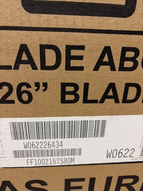 100,000 BTU Single-Stage Upflow/Horizontal ECM Multi-Speed Gas Furnace; 80% AFUE, 115/60/1, CFM 1840