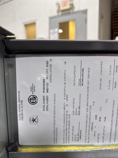 100,000 BTU Single-Stage Upflow/Horizontal ECM Multi Speed Gas Furnace 80% AFUE 115/60/1 CFM: 1840