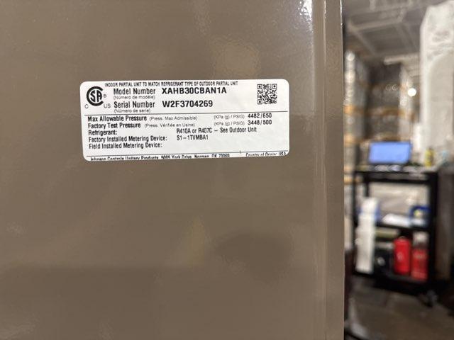 2.5 Ton AC/HP Horizontal Cased 'A' Coil; R-410A, CFM 1000