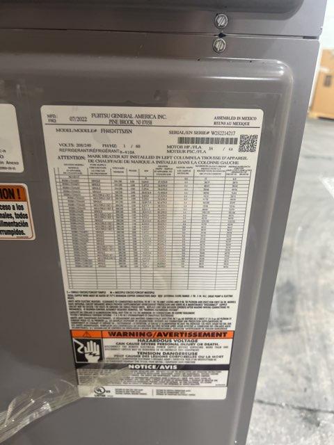 4 Ton AC/HP Multiposition ECM Air Handler; 208-230/60/1, R-410A, CFM: 1600, 16 SEER