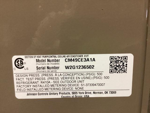 4 Ton AC/HP Multiposition Cased N Coil, R410A CFM 1500