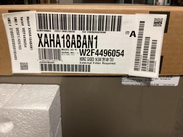 1.5 Ton AC/HP Horizontal Cased A Coil, R410A CFM 600