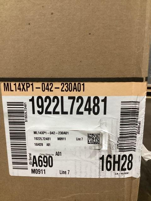3.5 Ton Single Stage Split-System Heat Pump; 208-230/60/1, R-410A, 14 SEER