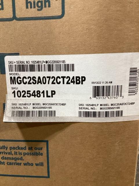 72,000 BTU Single-Stage Upflow/Horizontal ECM Multi Speed Gas Furnace 80% AFUE 115/60/1 CFM: 1670