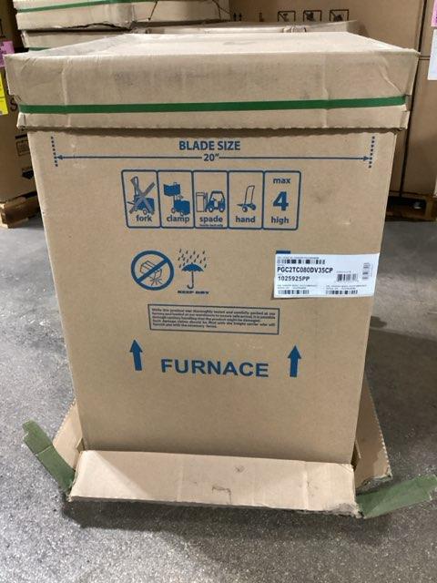 80,000 BTU Low NOx Two-Stage Upflow/Horizontal ECM Var Spd Gas Furnace 95% AFUE 115/60/1 CFM: 1805