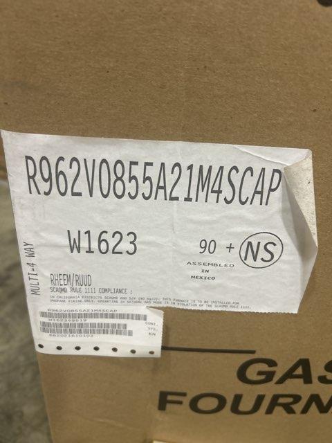 85,000 BTU 2-Stg Multiposition ECM Variable Speed Communicating Gas Furnace 96% 115/60/1 CFM: 1850