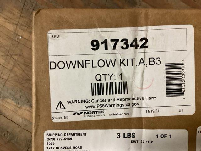 Nortek Downflow Kit, Cabinet A for Use with HMG 24, 30 Series