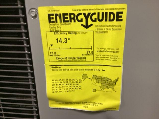 2 Ton Inverter Split-System Communicating Air Conditioner 208-230/60/1 R410A 19 SEER