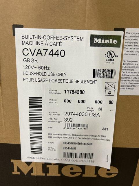 24" Graphite Gray Built-In Coffee Machine, 120V