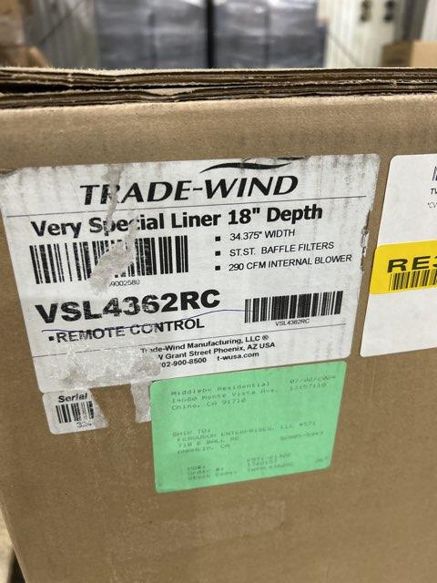 VSL400 Series Stainless Steel Range Hood 120 Volt