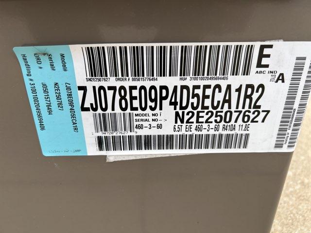 6.5 Ton 2-Stg Convertible Packaged Air Conditioning Unit W/ 9Kw Heat, 11.8 EER, 460/60/3, R410A