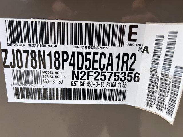 6.5 Ton Two-Stage Convertible Natural Gas/Electric Packaged Unit, 11.8 EER, 460/60/3, R410A