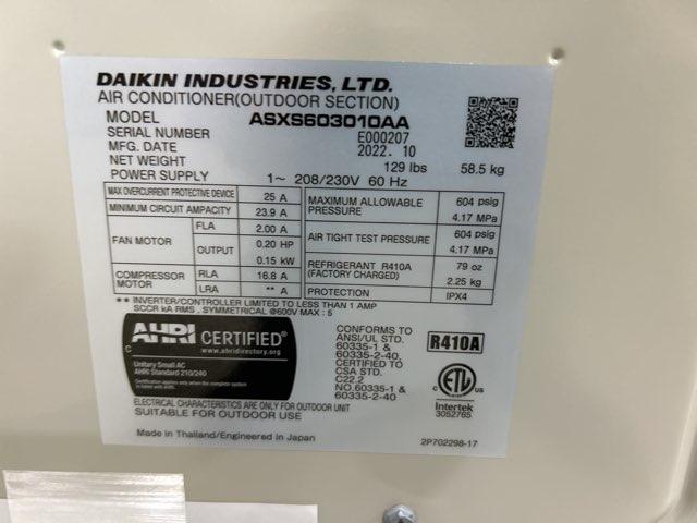 2.5 Ton Inverter Split-System Communicating Air Conditioner 208-230/60/1 R410A 15.2 SEER2