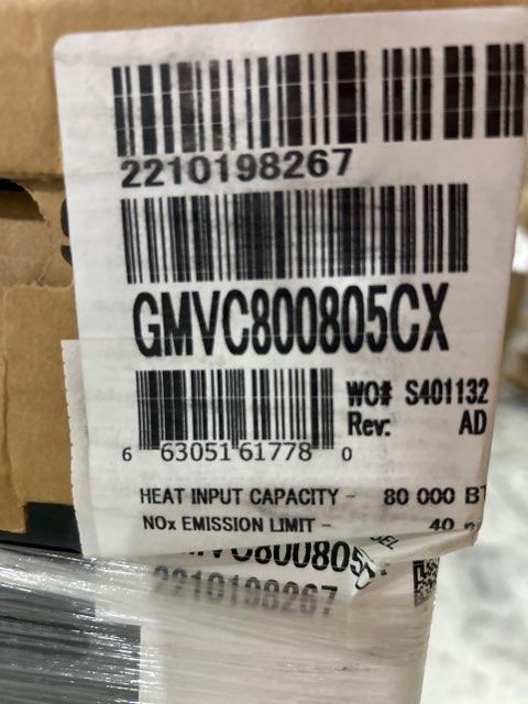 80,000 BTU Low NOx 2-Stg Up/Horz ECM Variable Speed Communicating Gas Furnace 80% 115/60/1 CFM: 2000